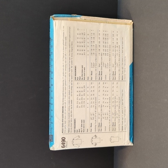 Simplicity Pattern 6490 Top 3 Sleeve Designs Uncut Misses 12 14 16 - Picture 2 of 4